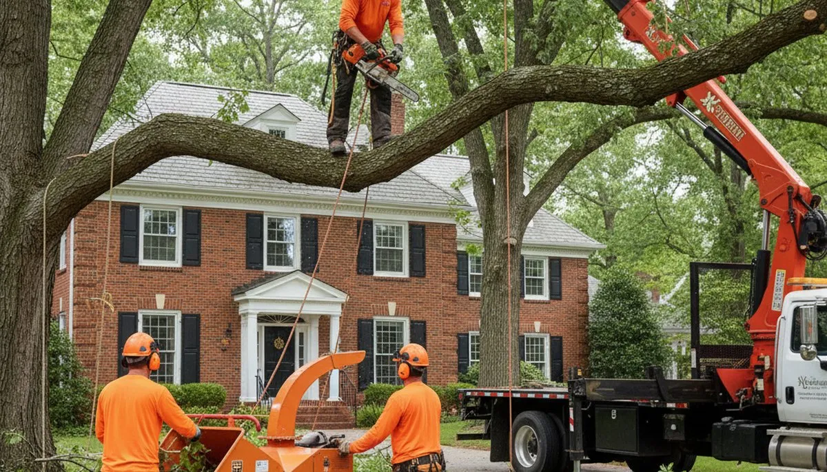 Tree removal crew serving Dayton, OH for safe tree cutting and cleanup