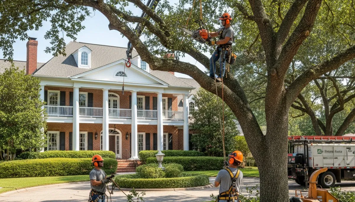 Tree service crew providing professional tree removal in Dayton, OH
