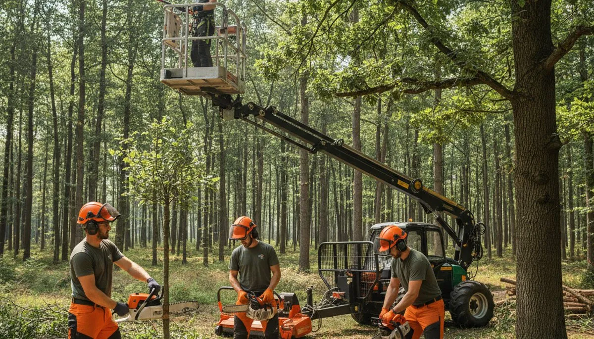 Woodlot management in Dayton, OH to improve tree health and reduce overgrown property risks